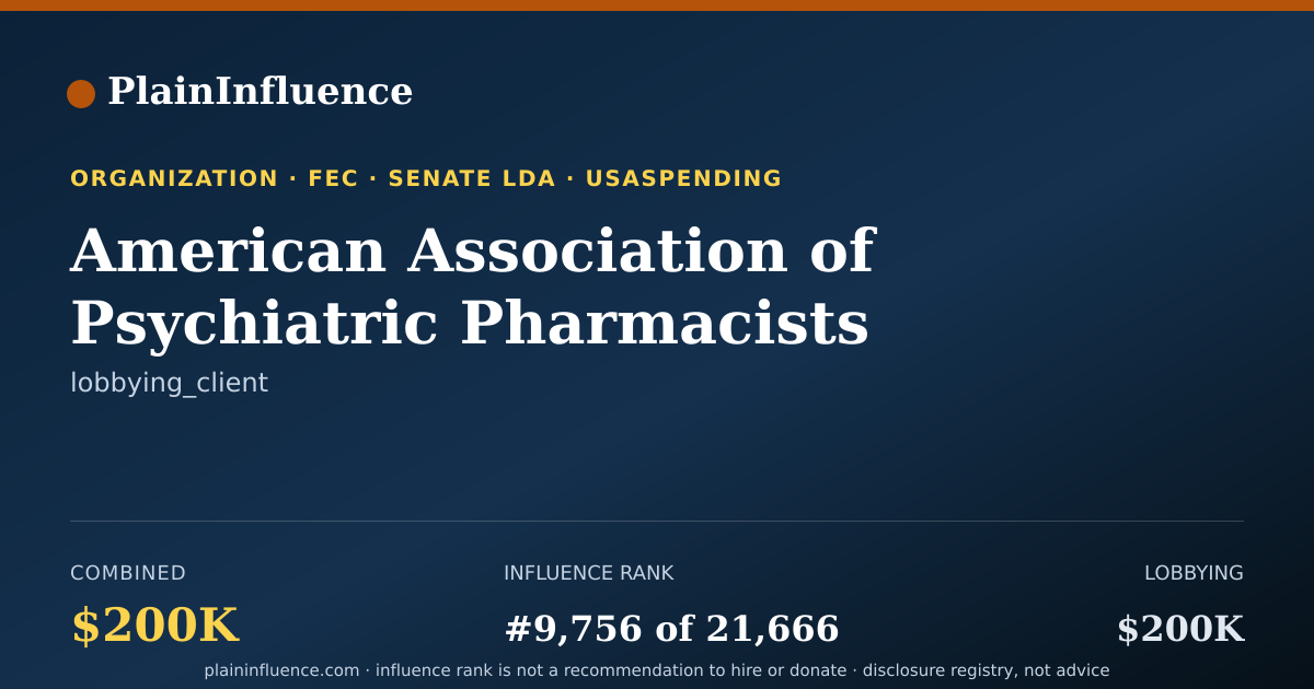 Shareable card for American Association of Psychiatric Pharmacists