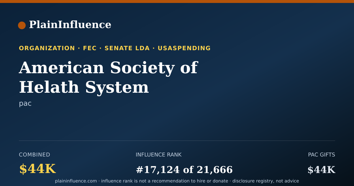 Shareable card for American Society of Helath System Pharmacists
