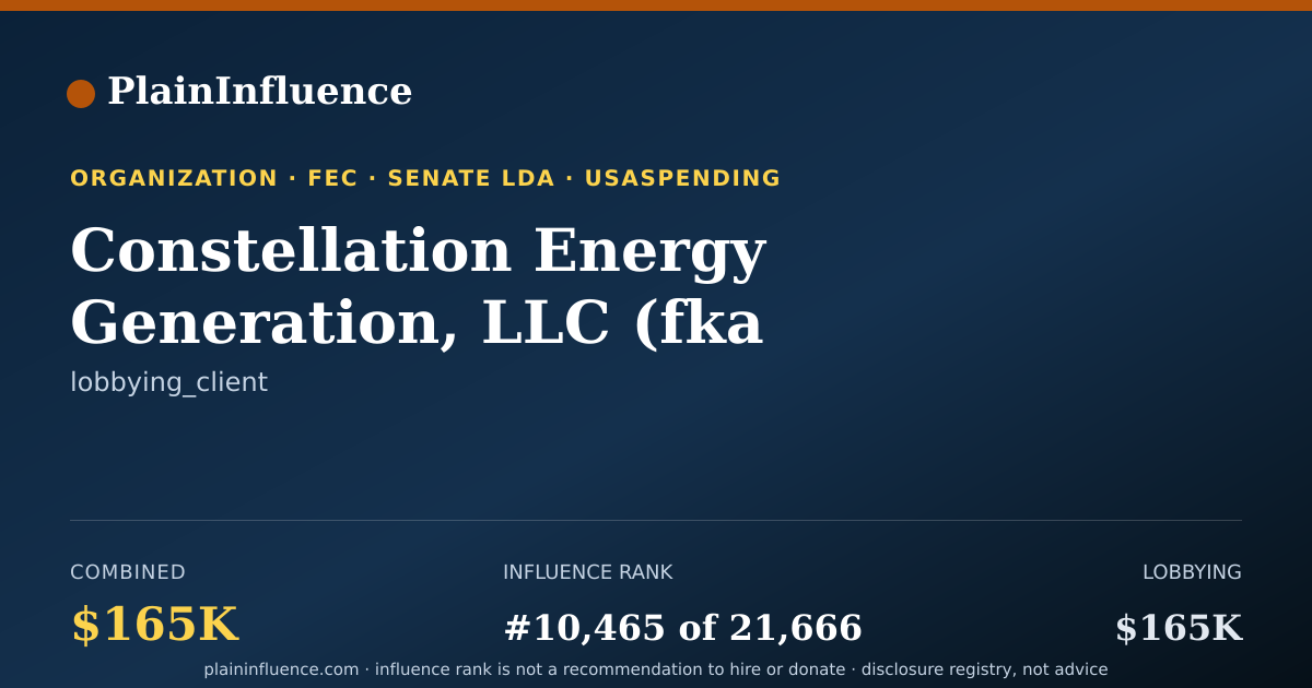 Shareable card for Constellation Energy Generation, LLC (fka Constellation Energy Conservation)