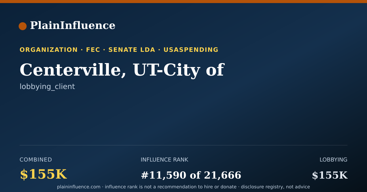 Shareable card for Centerville, UT-City of