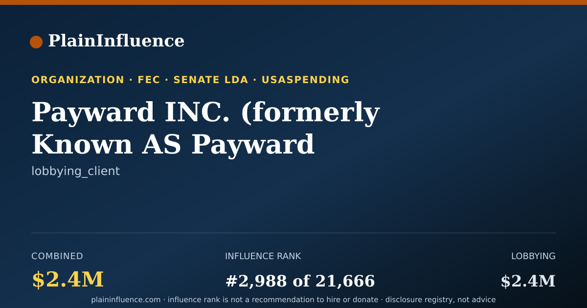 Shareable card for Payward INC. (formerly Known AS Payward Interactive, INC. D/B/A Kraken)
