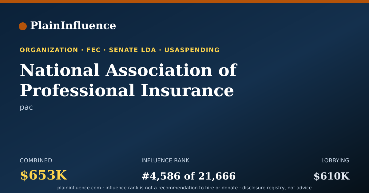 Shareable card for National Association of Professional Insurance Agents