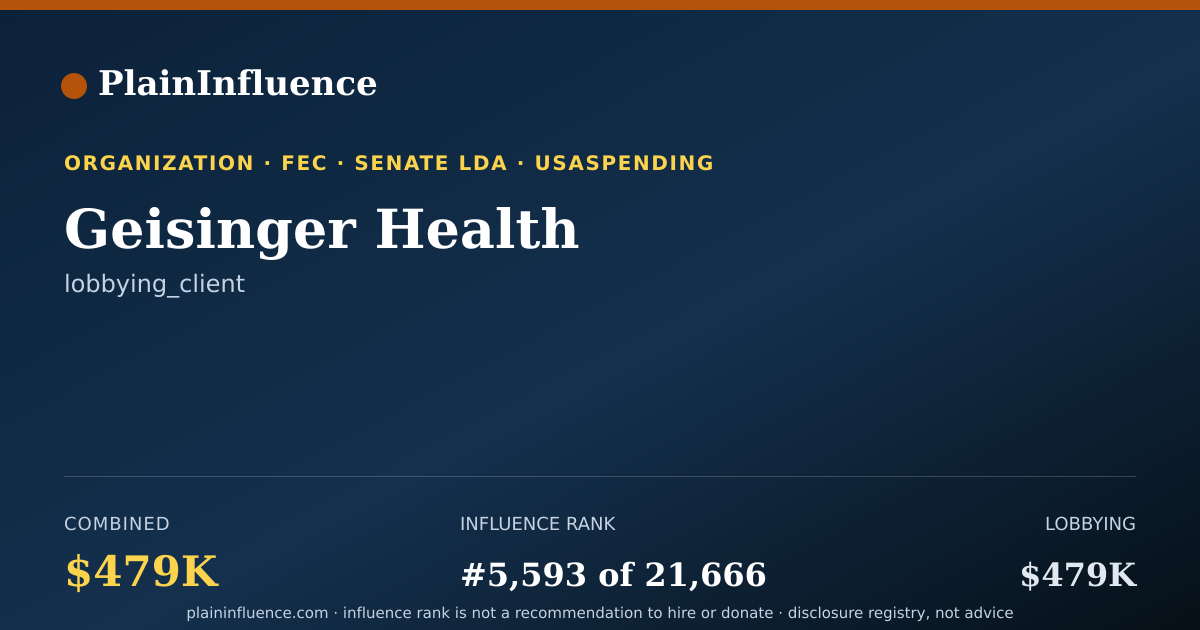 Shareable card for Geisinger Health