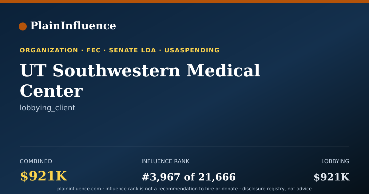 Shareable card for UT Southwestern Medical Center
