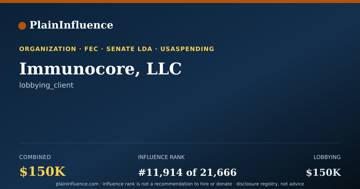 Shareable card for Immunocore, LLC