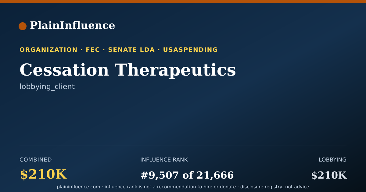 Shareable card for Cessation Therapeutics