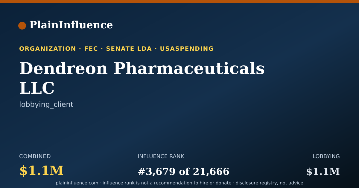 Shareable card for Dendreon Pharmaceuticals LLC