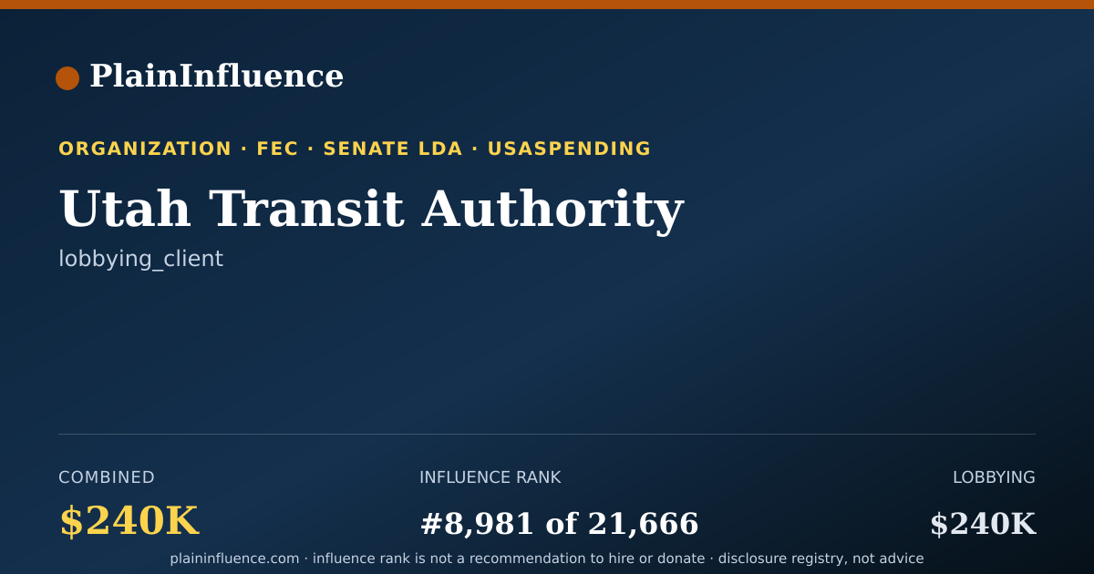 Shareable card for Utah Transit Authority