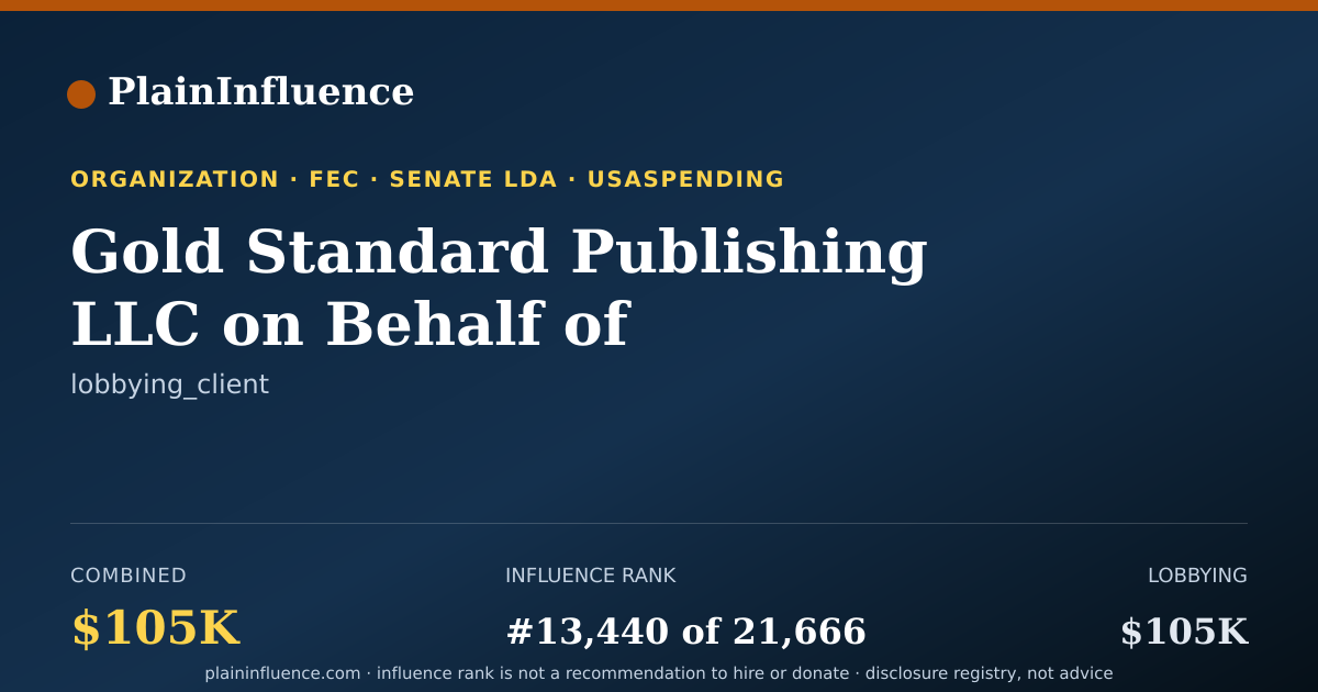 Shareable card for Gold Standard Publishing LLC on Behalf of Photronics, INC