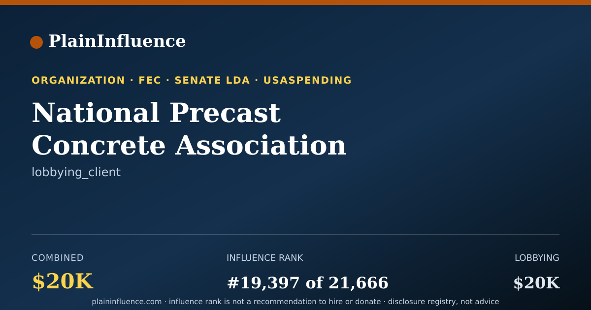 Shareable card for National Precast Concrete Association