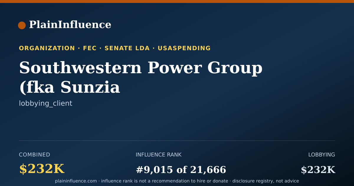 Shareable card for Southwestern Power Group (fka Sunzia Transmission) Llcosol Transmission Project