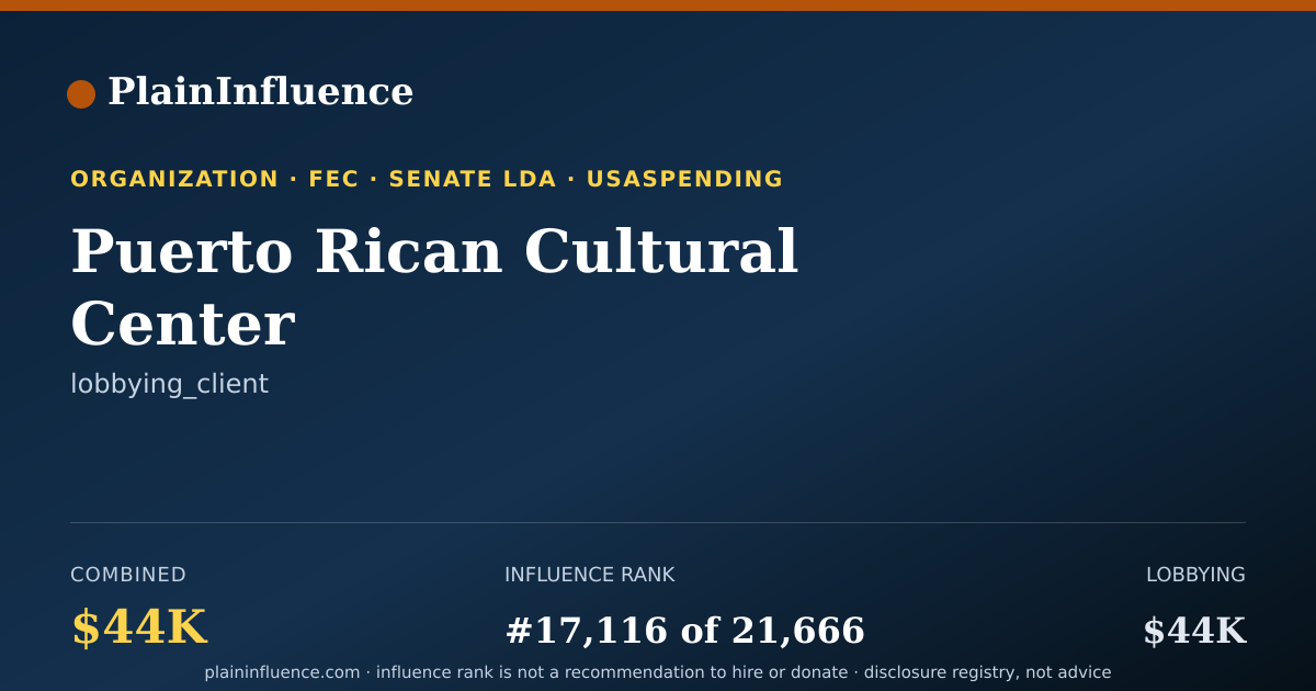 Shareable card for Puerto Rican Cultural Center