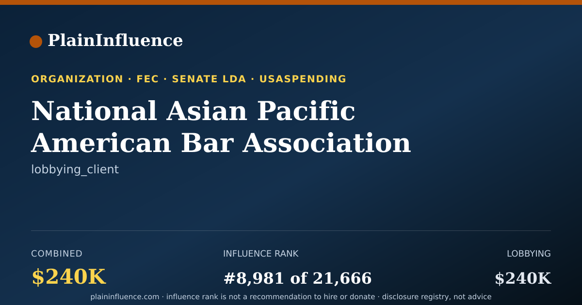 Shareable card for National Asian Pacific American Bar Association