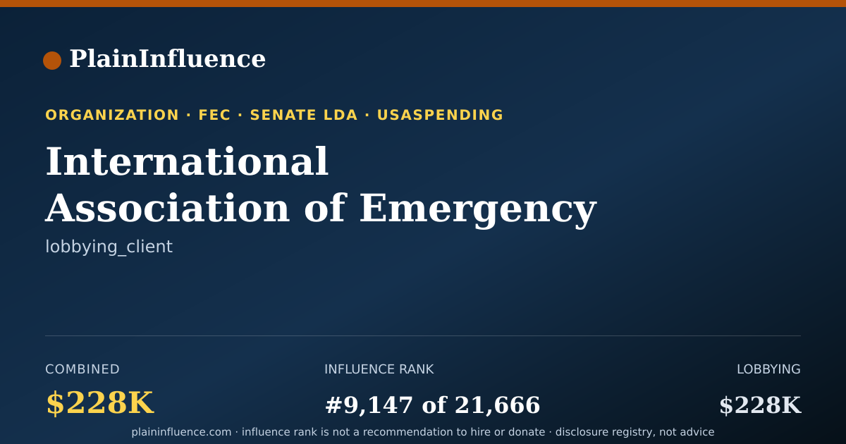 Shareable card for International Association of Emergency Managers