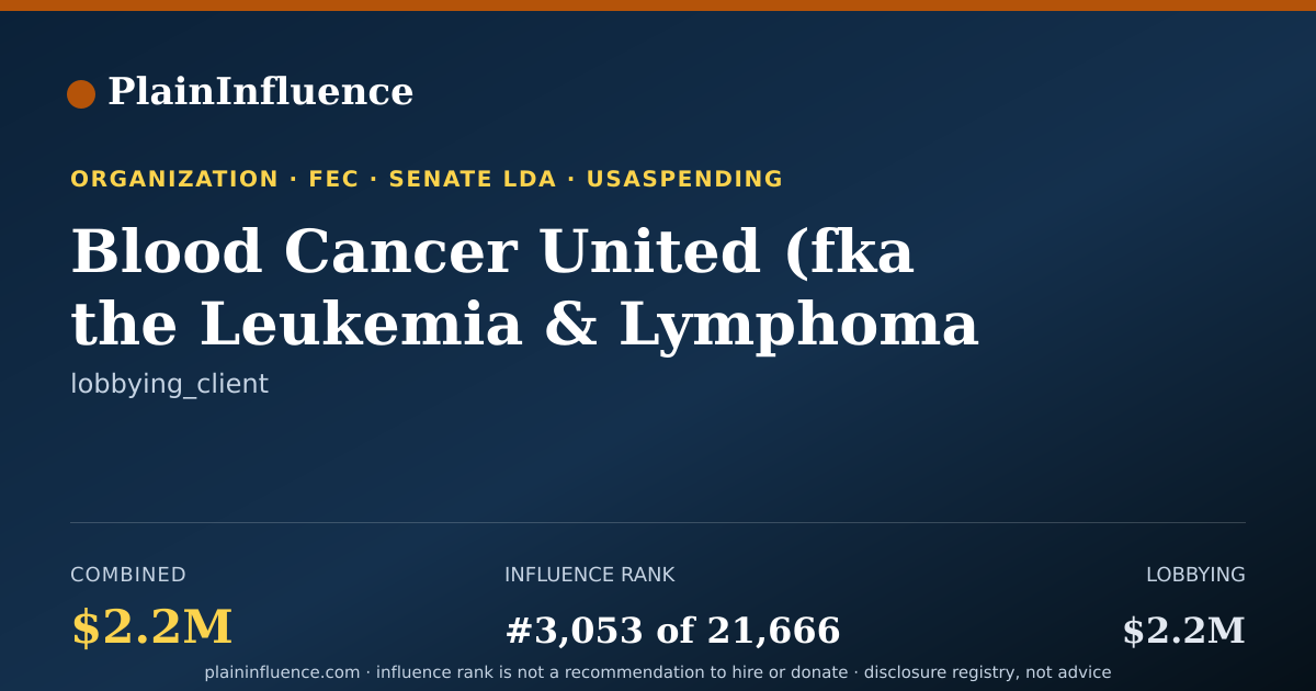 Shareable card for Blood Cancer United (fka the Leukemia & Lymphoma Society)