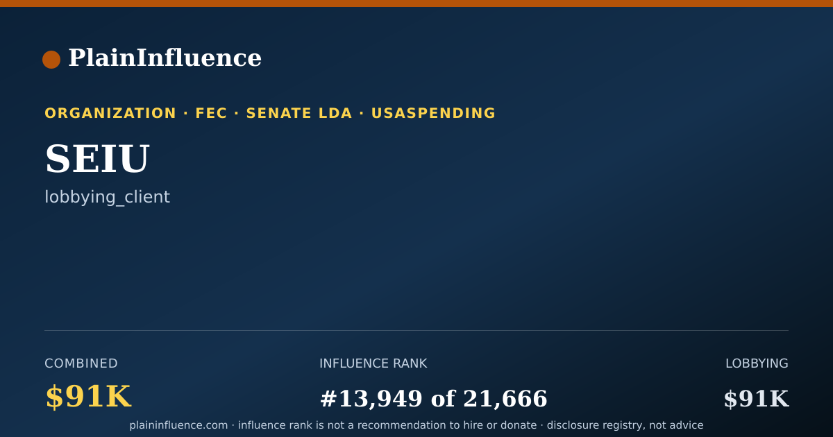 Shareable card for SEIU