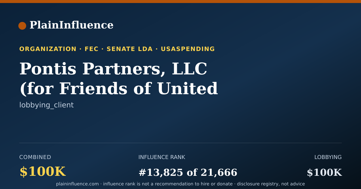Shareable card for Pontis Partners, LLC (for Friends of United Hatzalah, INC.)
