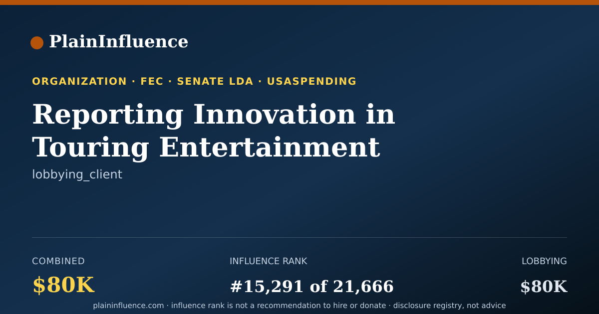 Shareable card for Reporting Innovation in Touring Entertainment (r.i.t.e) Royalties Coalition
