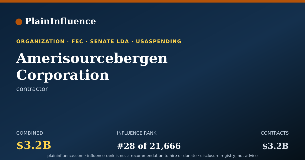 Shareable card for Amerisourcebergen Corporation