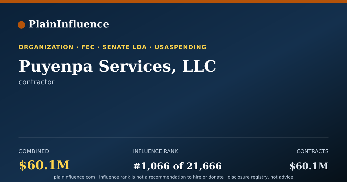 Shareable card for Puyenpa Services, LLC