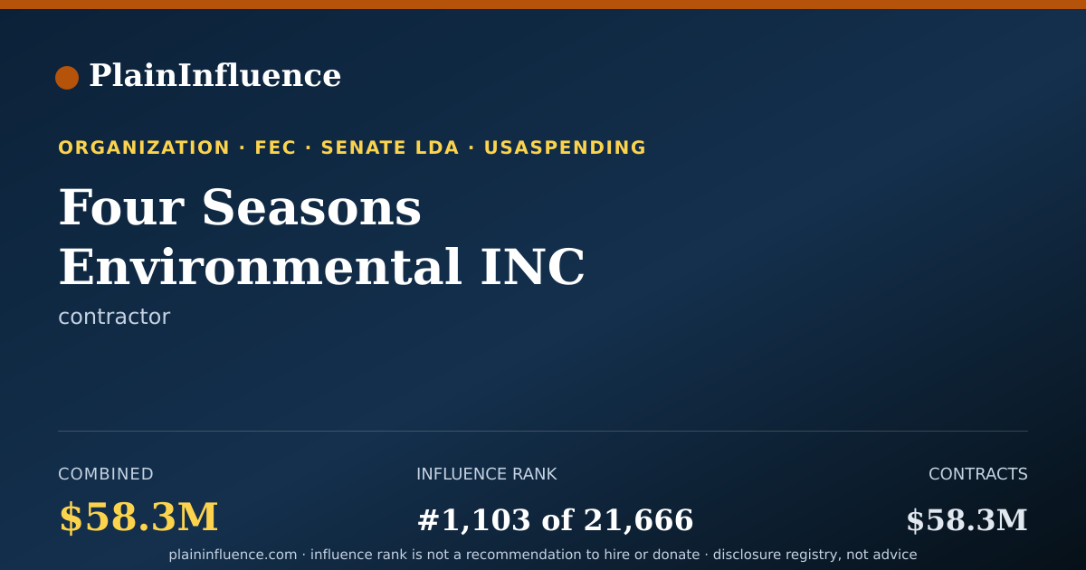 Shareable card for Four Seasons Environmental INC