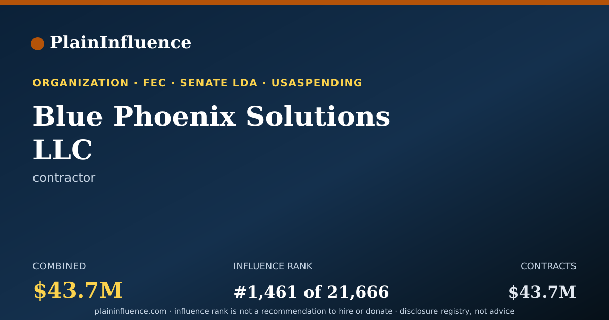 Shareable card for Blue Phoenix Solutions LLC