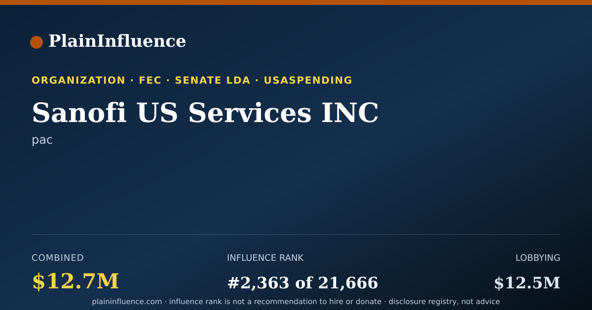 Shareable card for Sanofi US Services INC