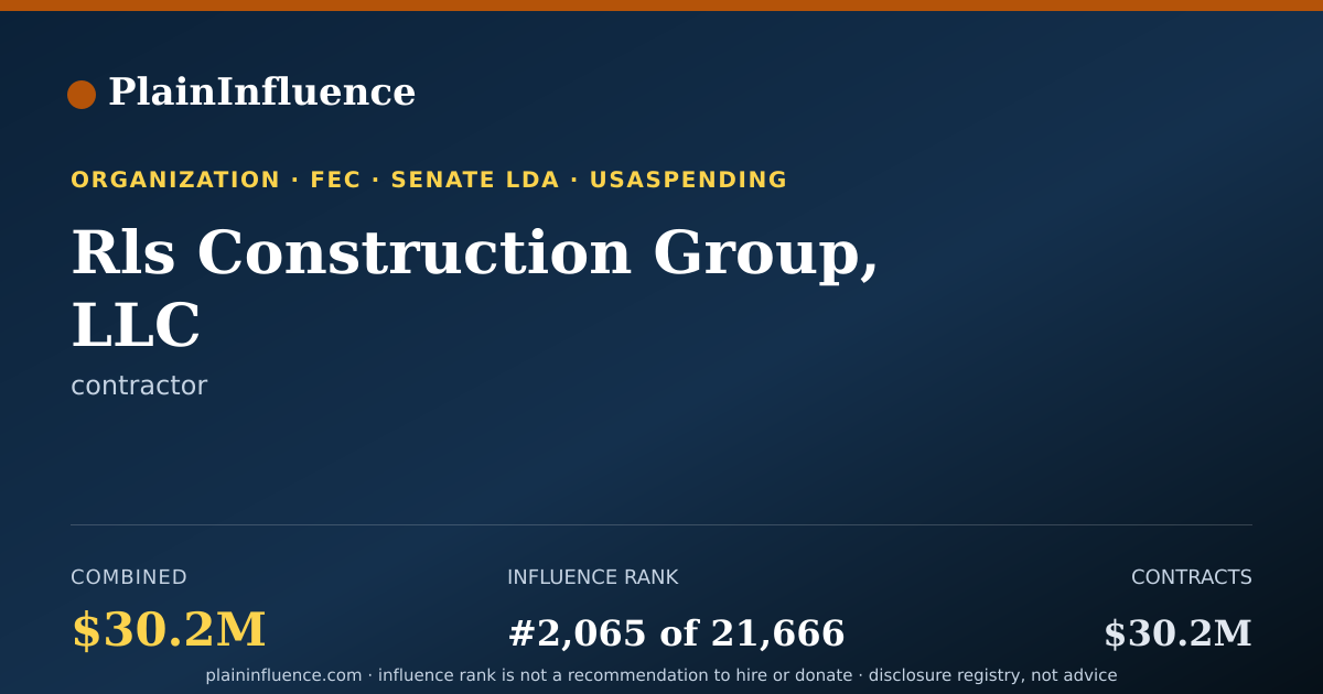 Shareable card for Rls Construction Group, LLC