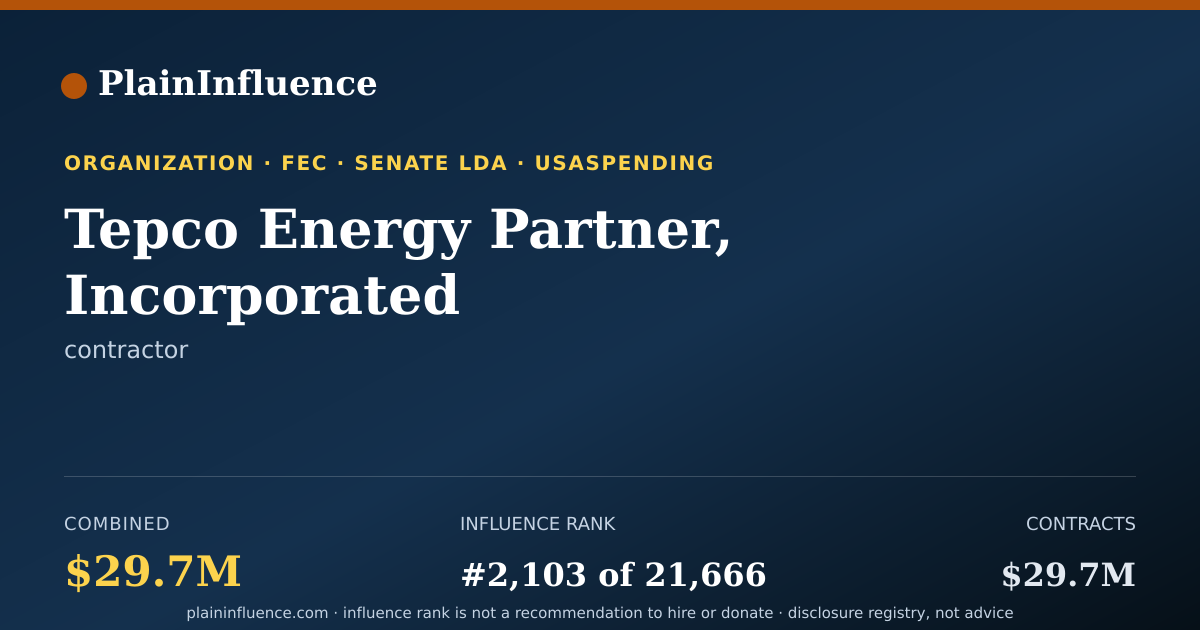 Shareable card for Tepco Energy Partner, Incorporated