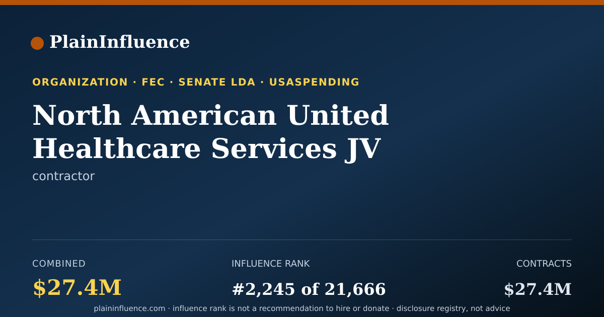 Shareable card for North American United Healthcare Services JV LLC