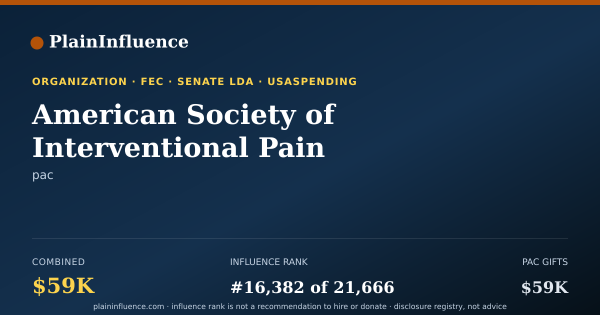 Shareable card for American Society of Interventional Pain Physician