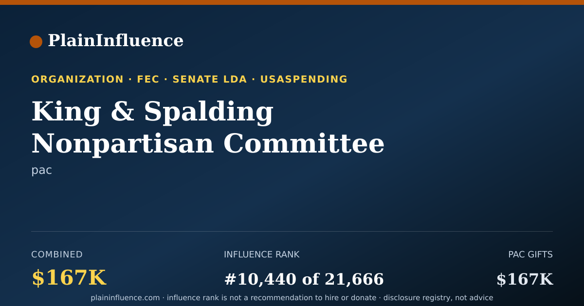 Shareable card for King & Spalding Nonpartisan Committee for Good Government