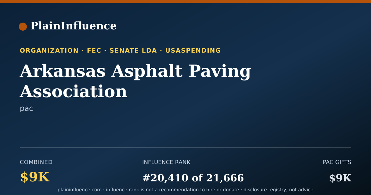 Shareable card for Arkansas Asphalt Paving Association
