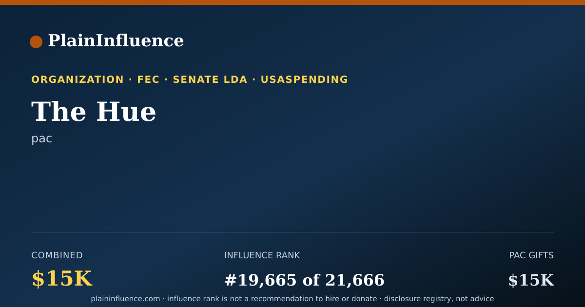 Shareable card for The Hue