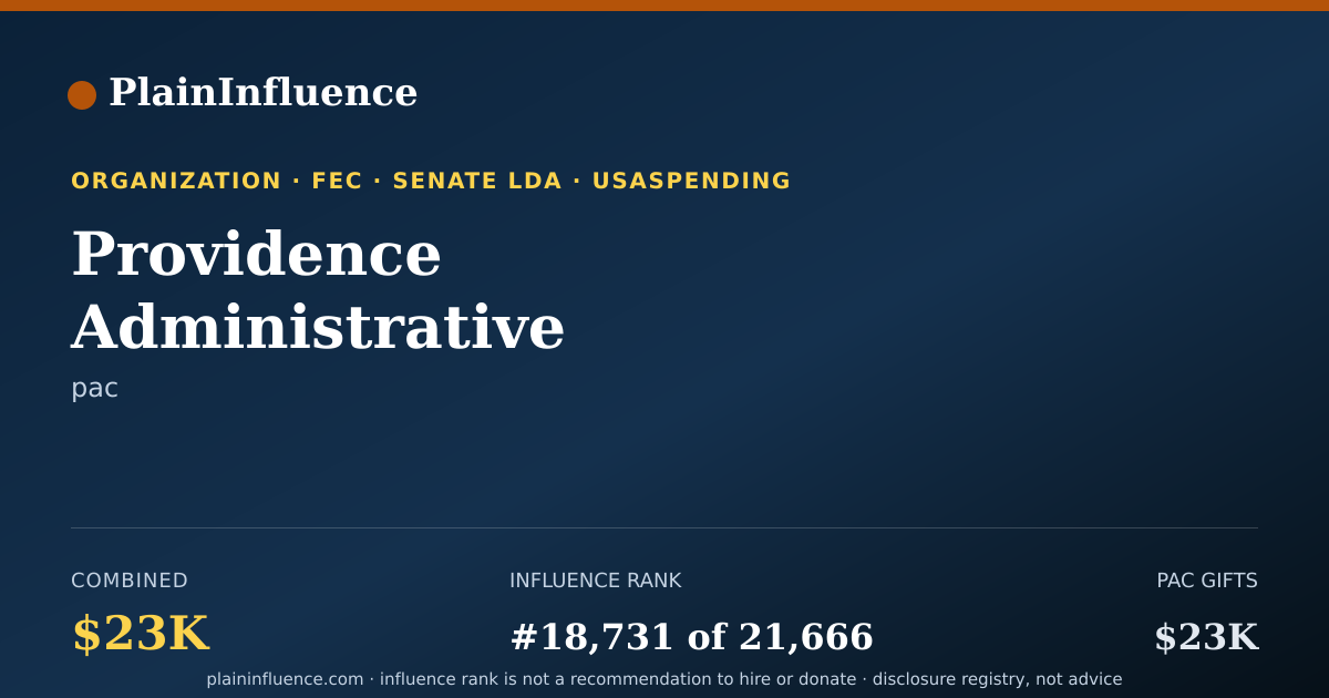 Shareable card for Providence Administrative Consulting Services, INC