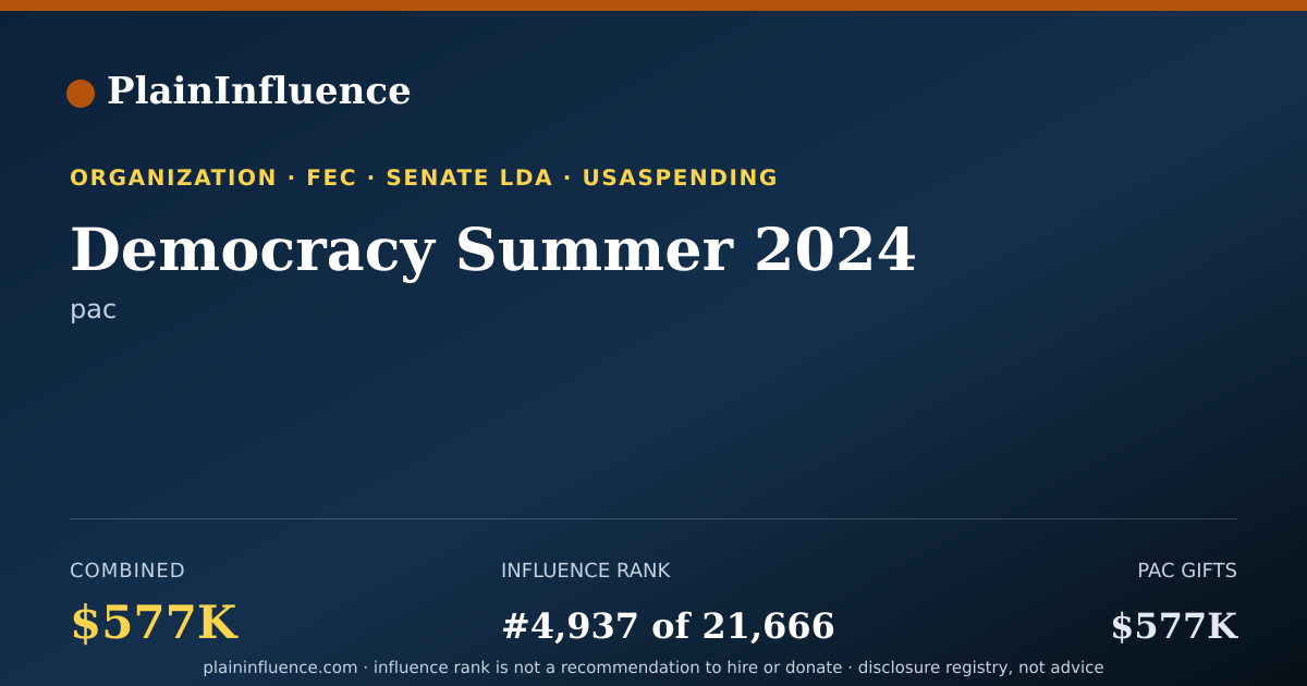 Shareable card for Democracy Summer 2024
