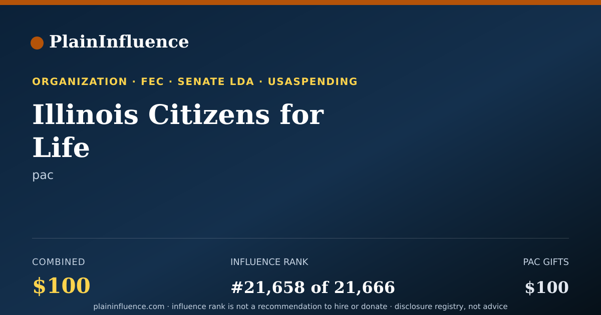 Shareable card for Illinois Citizens for Life
