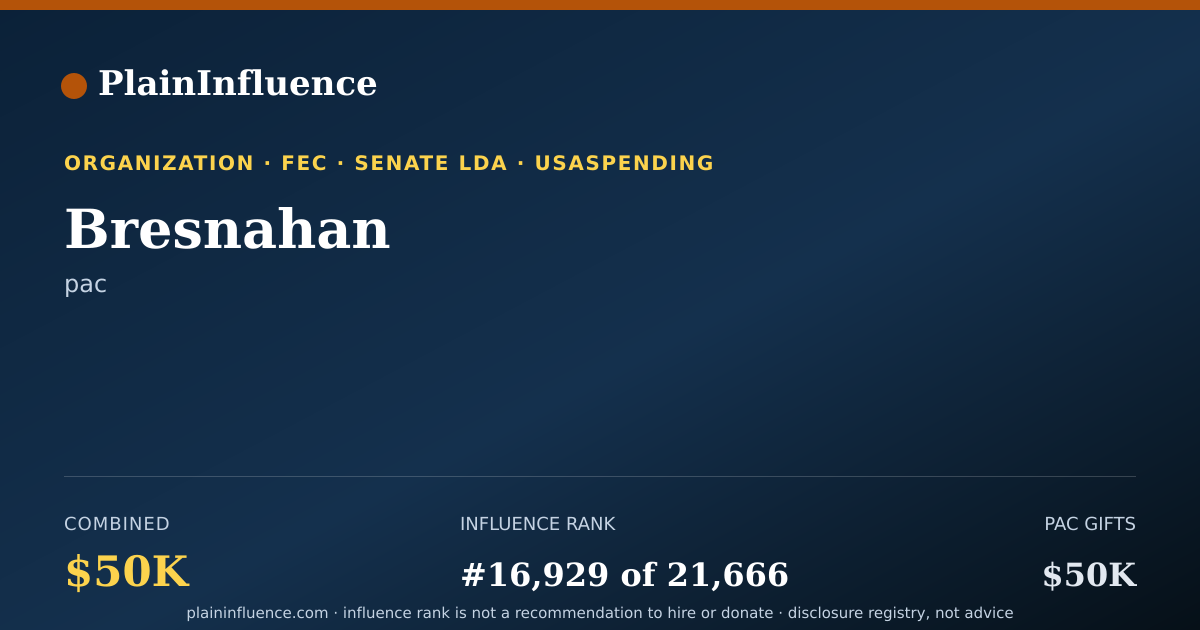 Shareable card for Bresnahan