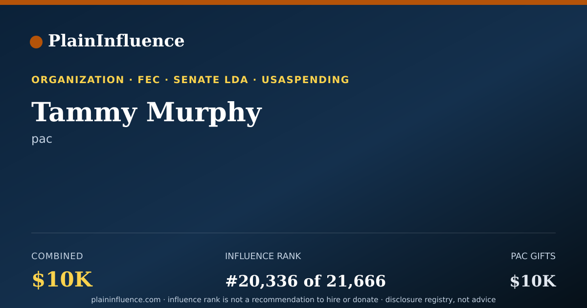 Shareable card for Tammy Murphy