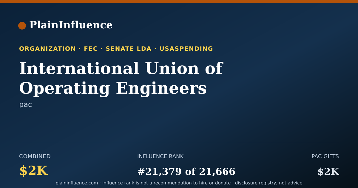 Shareable card for International Union of Operating Engineers Local 103 Voluntary Political Education Fund