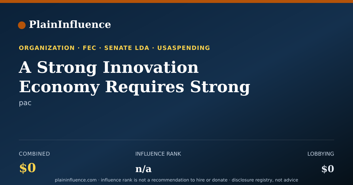 Shareable card for A Strong Innovation Economy Requires Strong IP Protection