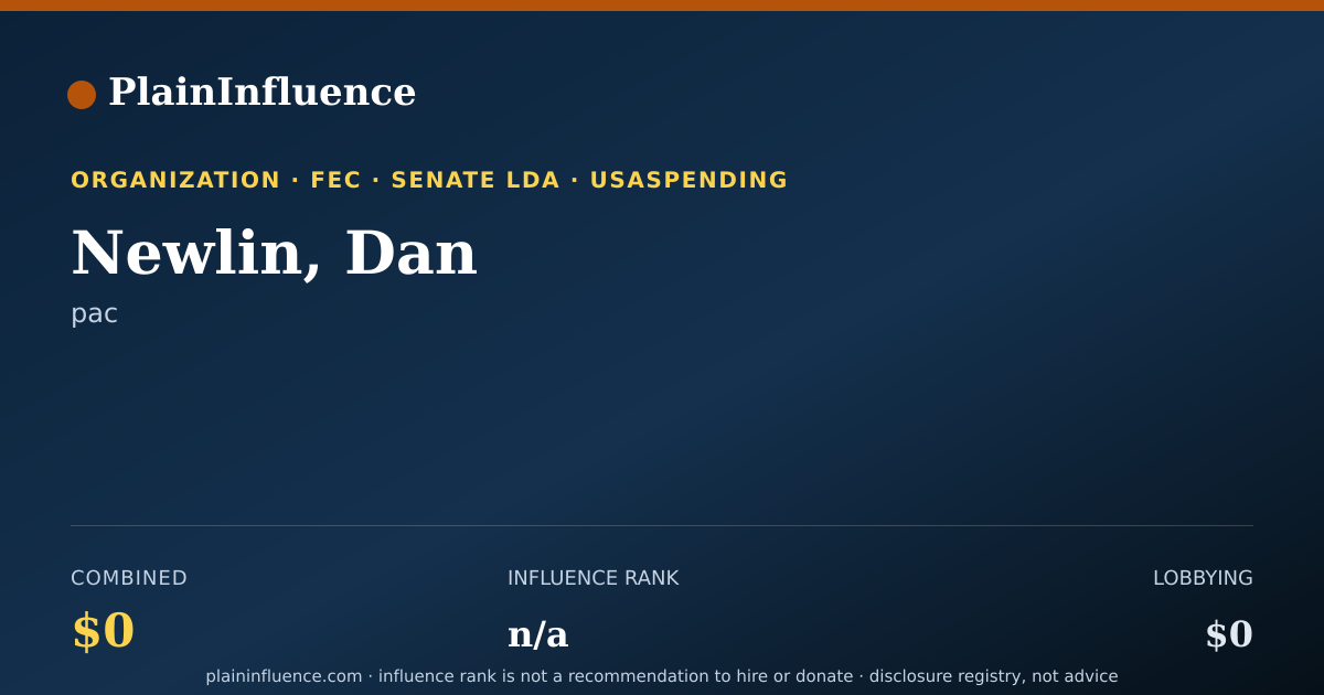 Shareable card for Newlin, Dan