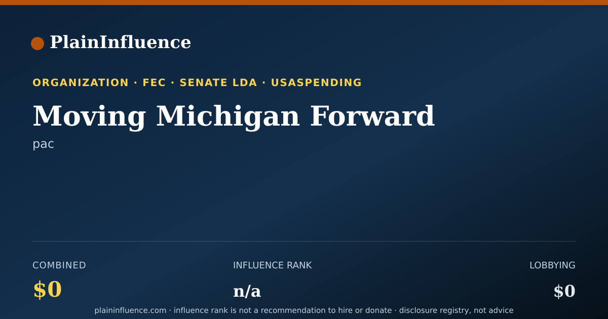 Shareable card for Moving Michigan Forward