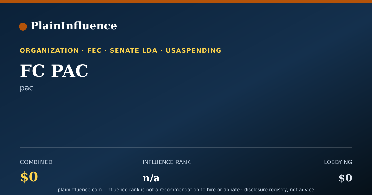 Shareable card for FC PAC