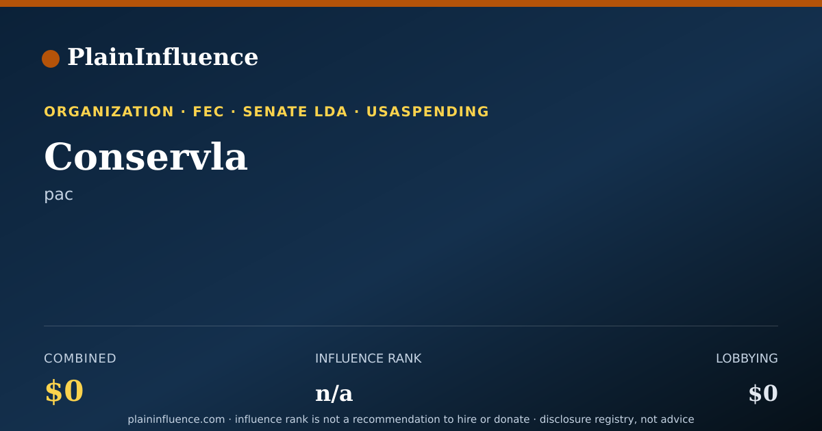 Shareable card for Conservla