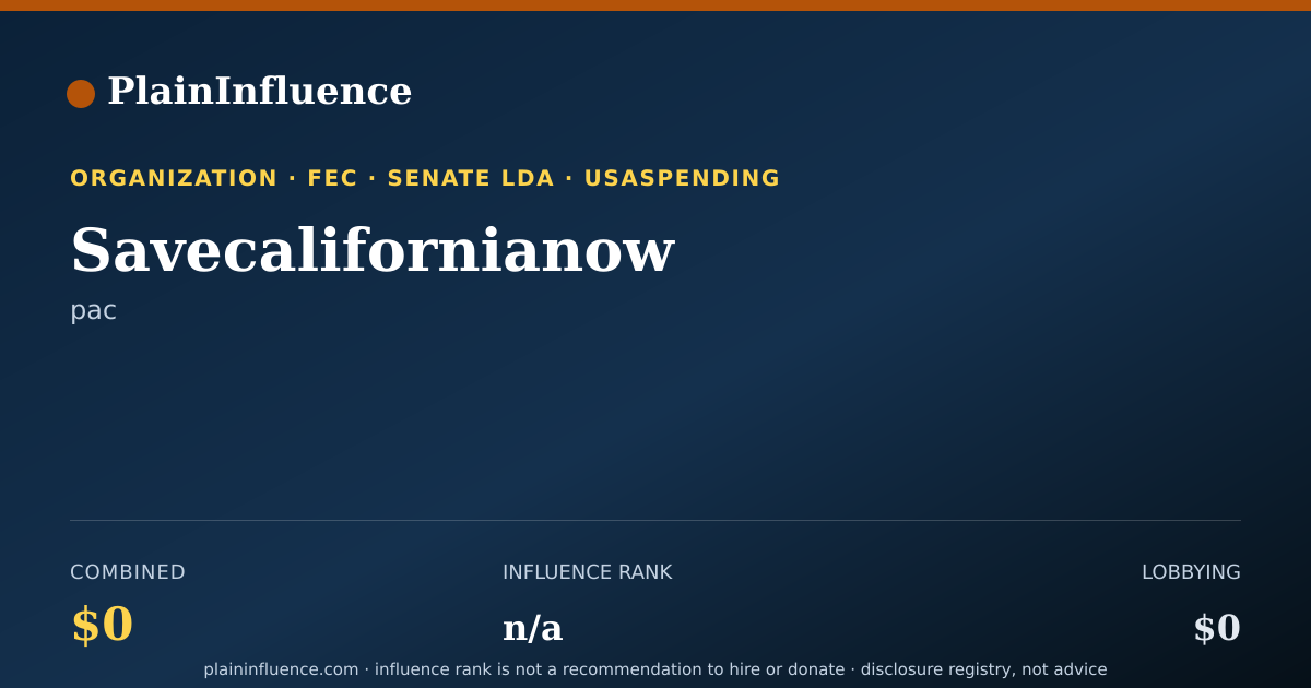 Shareable card for Savecalifornianow