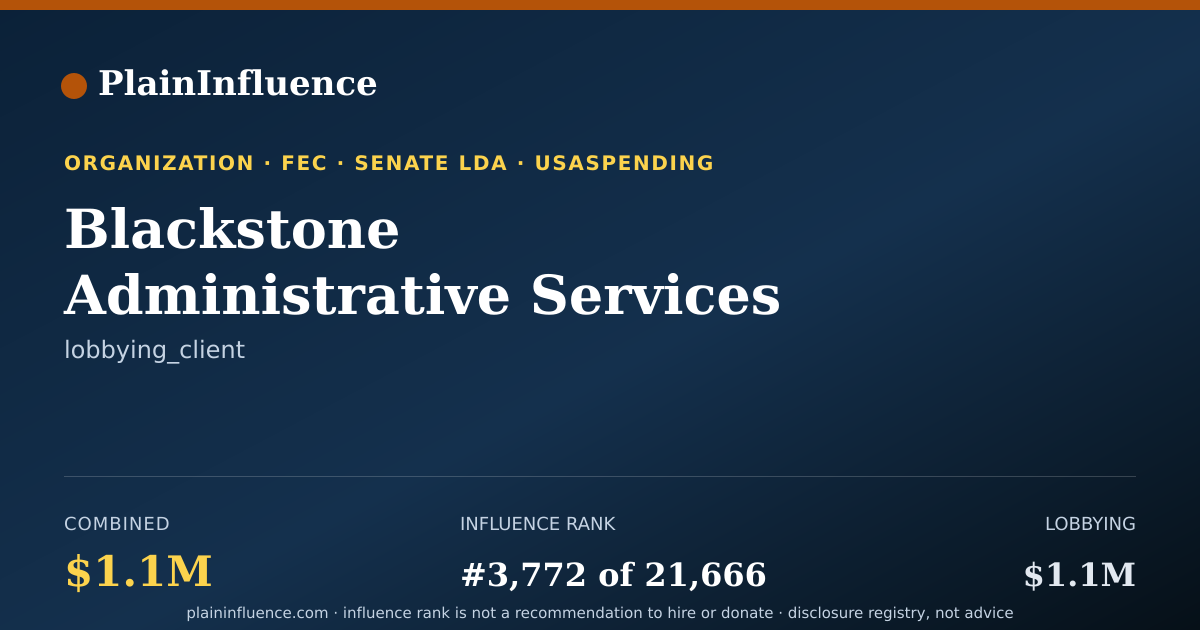 Shareable card for Blackstone Administrative Services Partnership L.P.