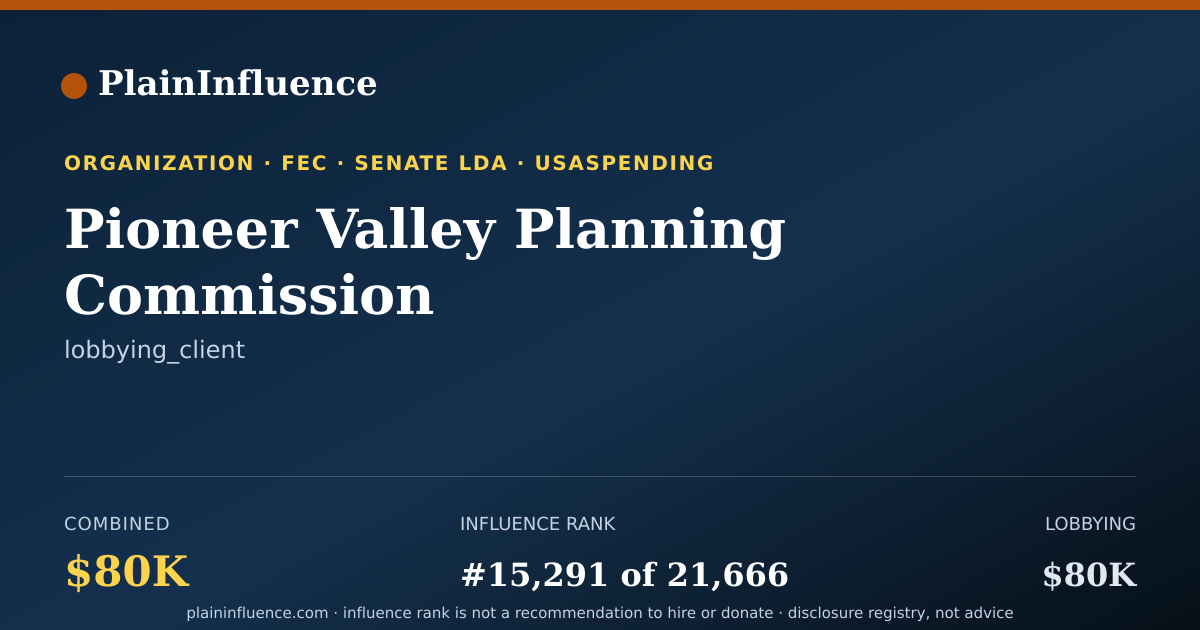 Shareable card for Pioneer Valley Planning Commission