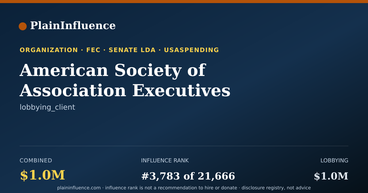 Shareable card for American Society of Association Executives