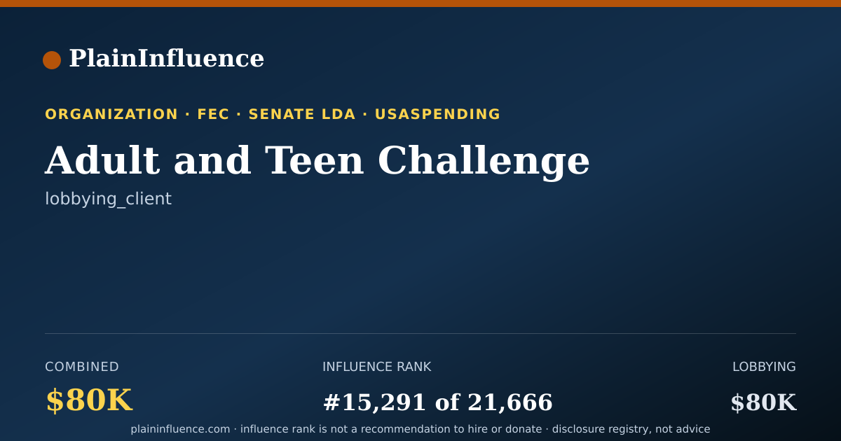Shareable card for Adult and Teen Challenge